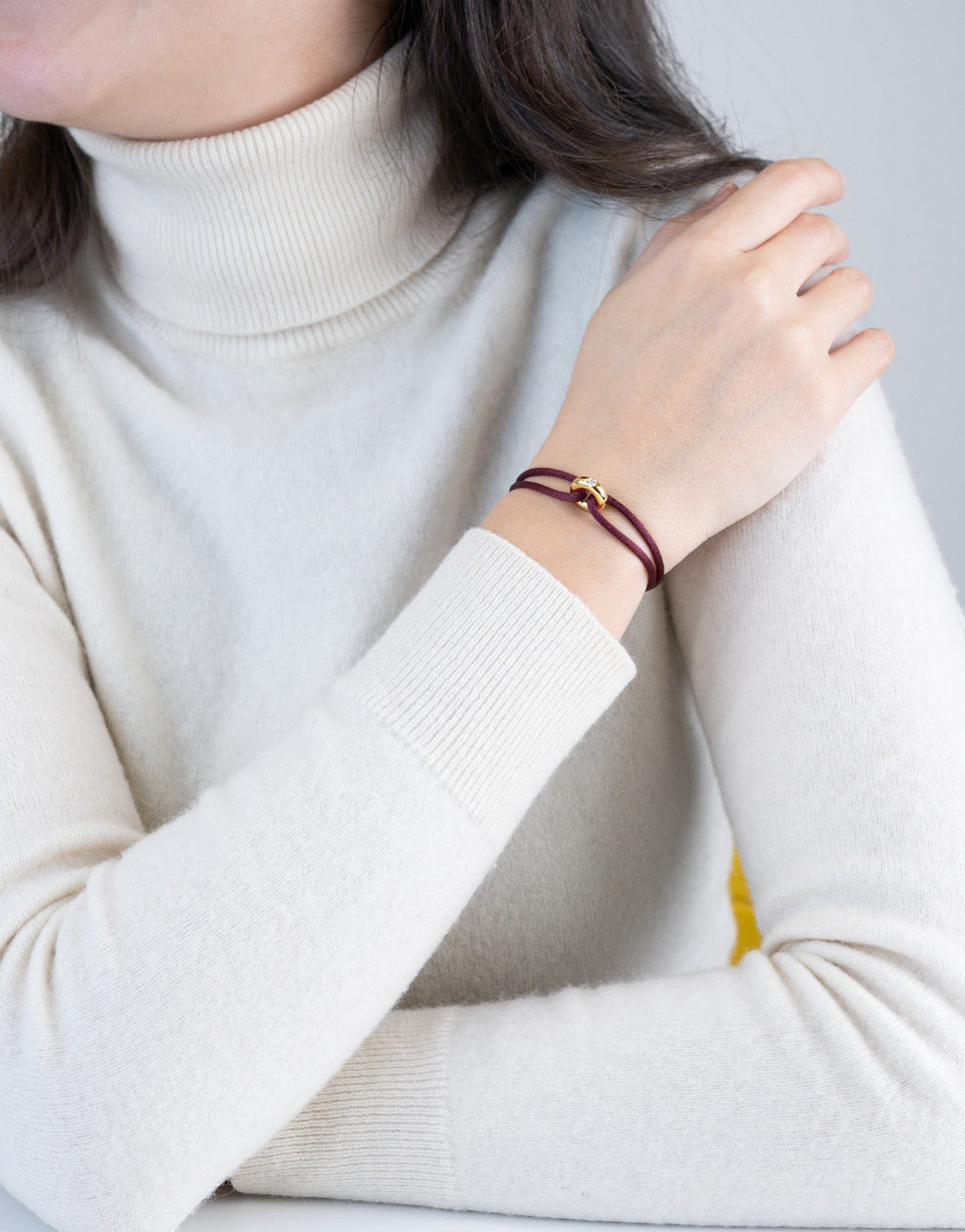 Golden Soho Diamond Cord Bracelet