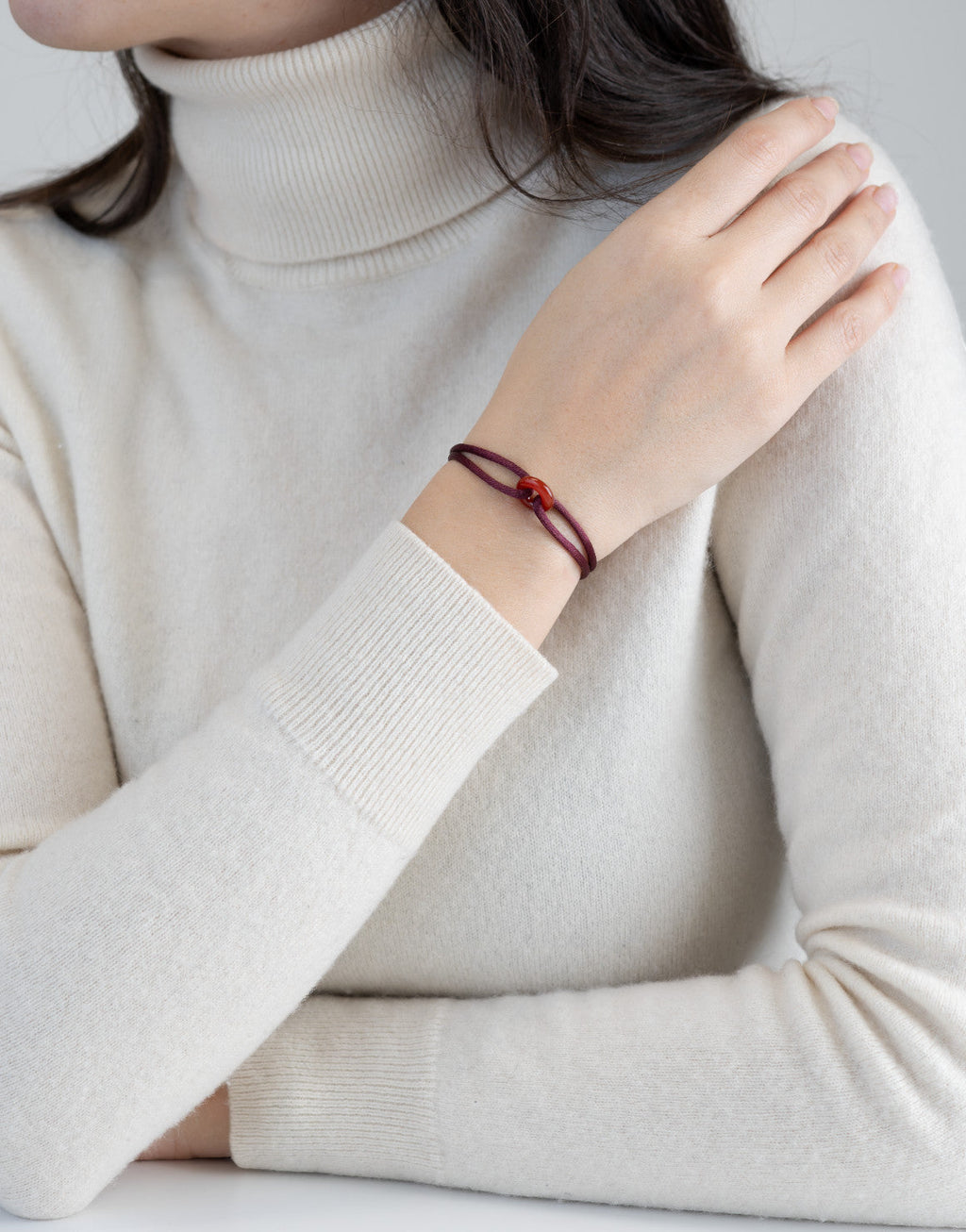 Red Soho Cord Bracelet