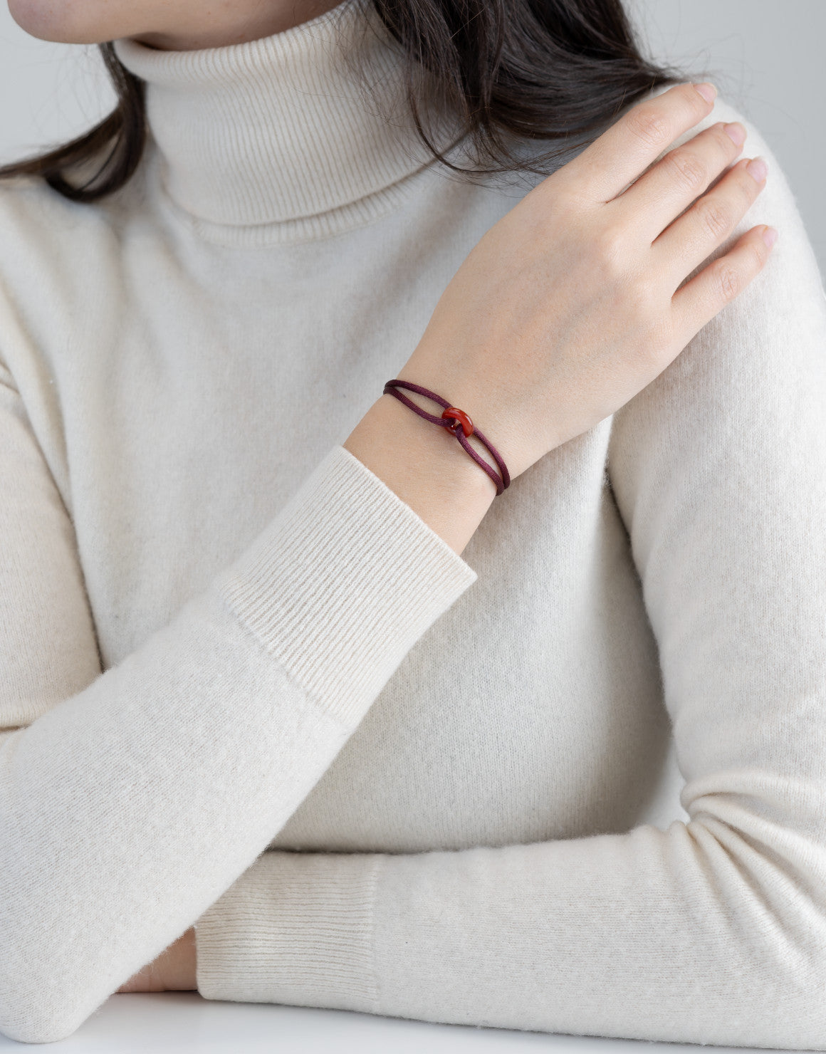 Red Soho Cord Bracelet