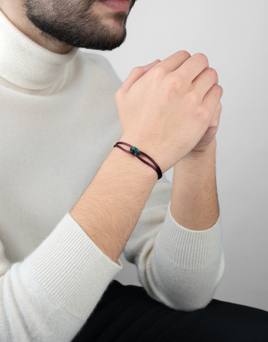 Green Soho Cord Bracelet