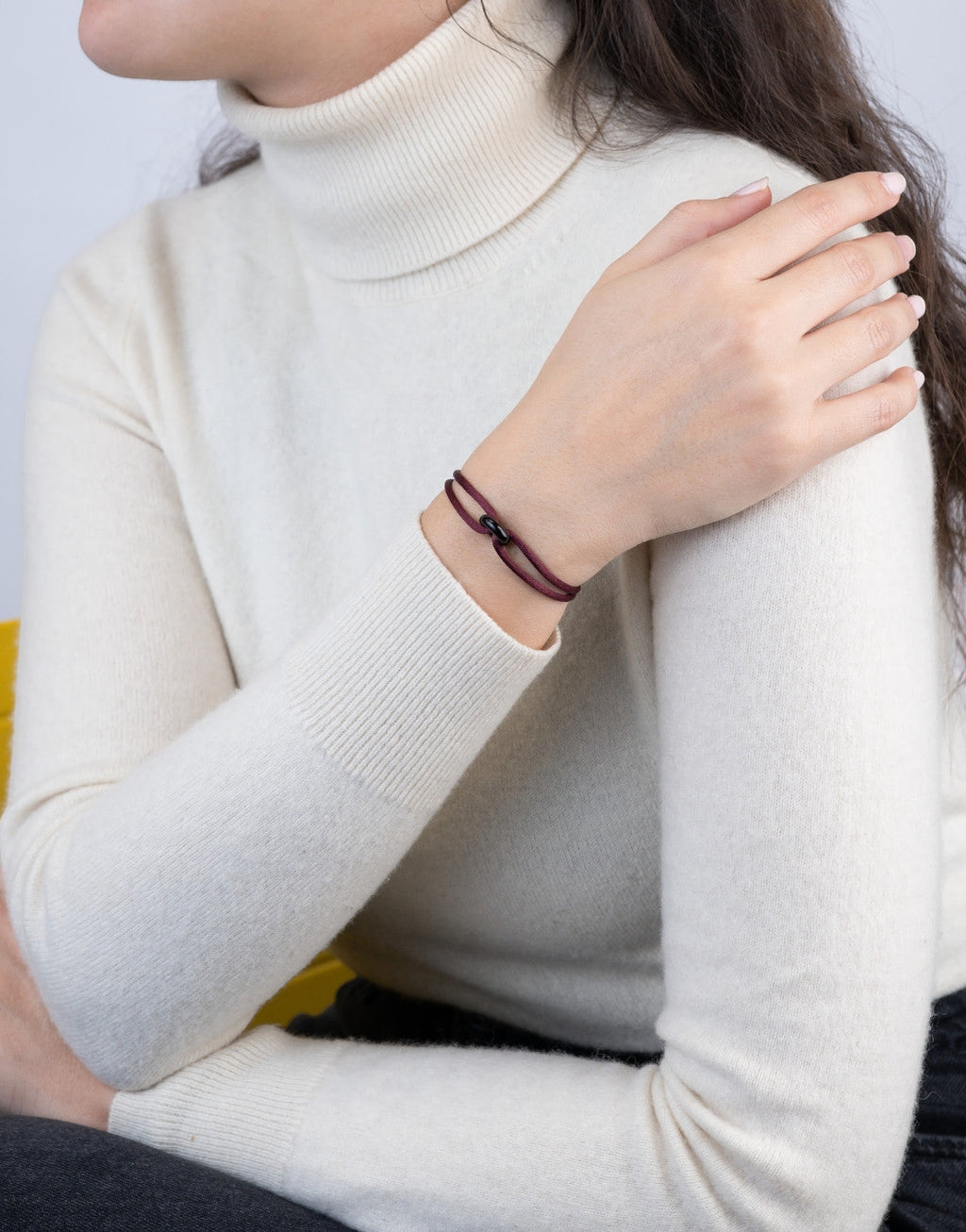 Black Soho Cord Bracelet