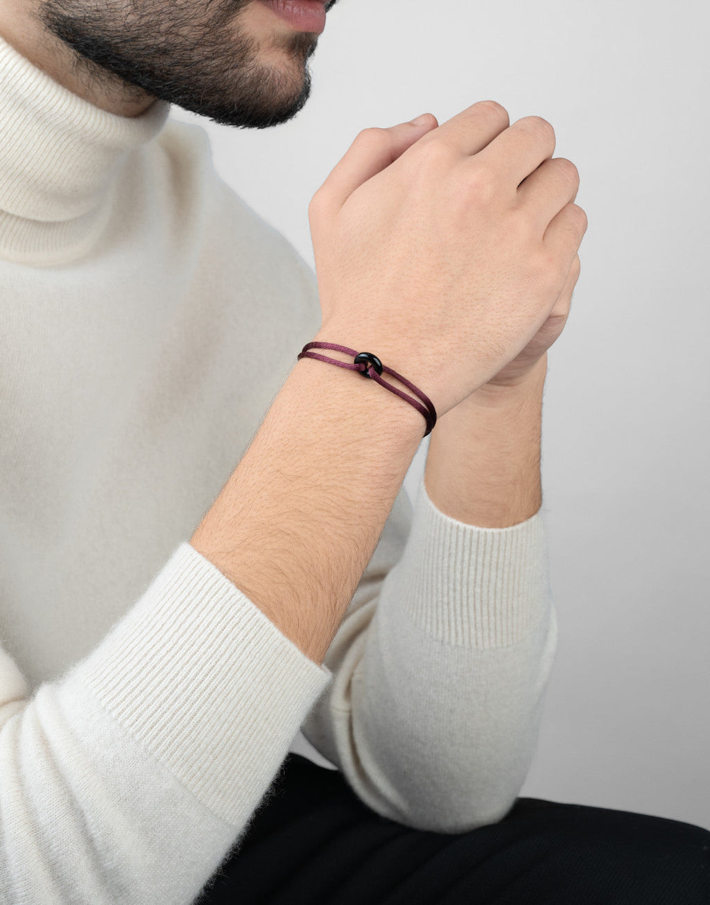 Black Soho Cord Bracelet