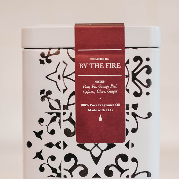 Pine and Fir Soy Candle By The Fire