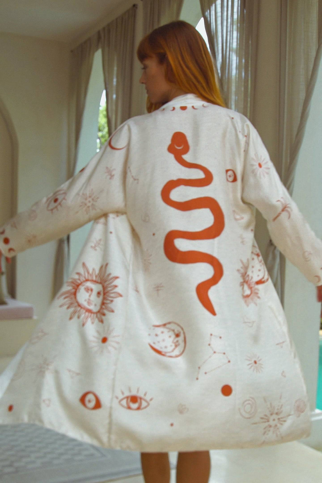 Royal Robe Kimono in Dalaman Dreamer Silk