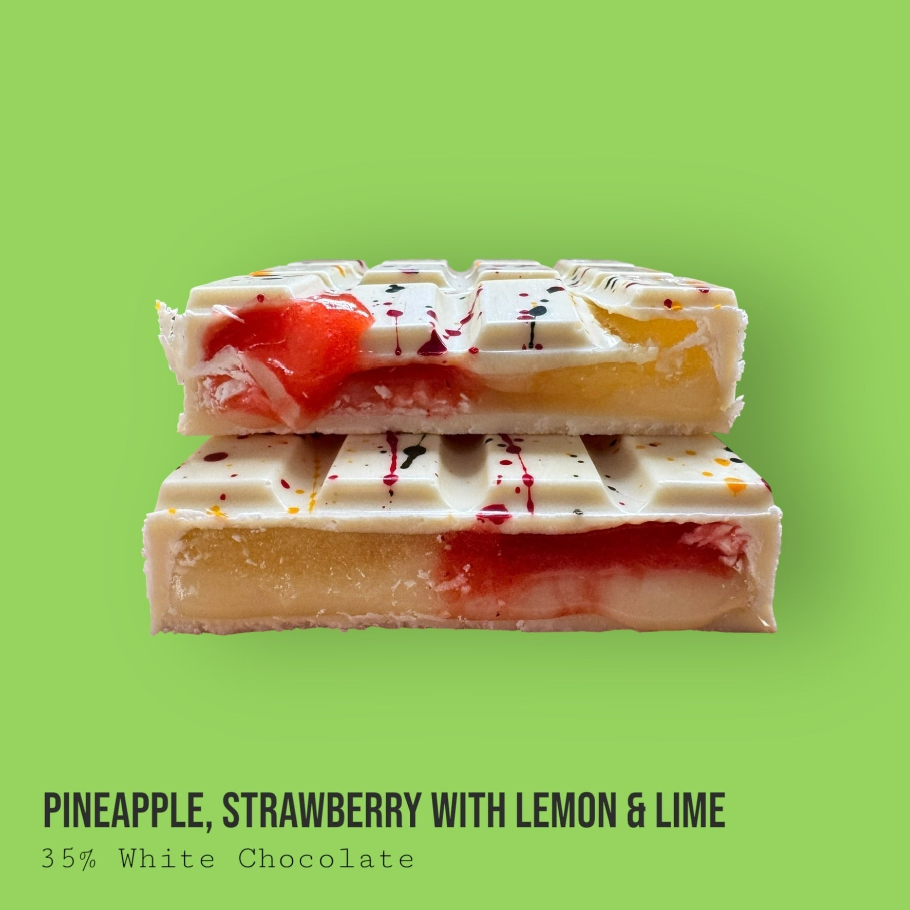 Pineapple Strawberry Lemon and Lime Dessert Bar 230g