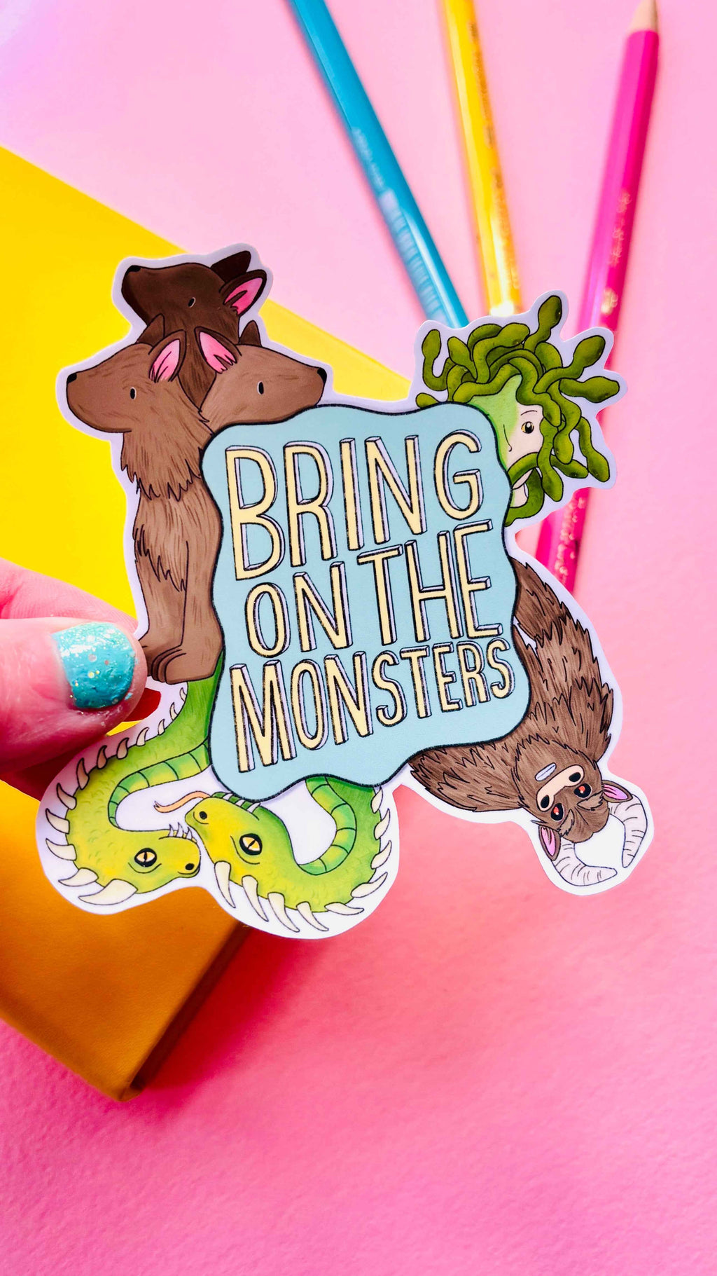 Greek Mythology Monsters Vinyl Sticker