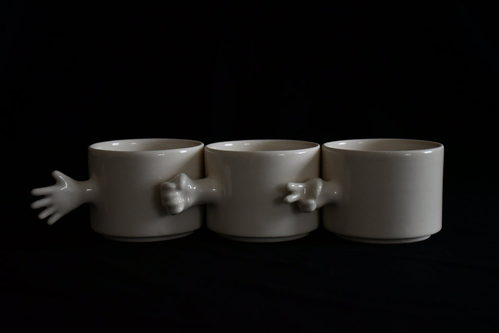 GESTURES CUPS- “Rock-Paper- Scissors set”
