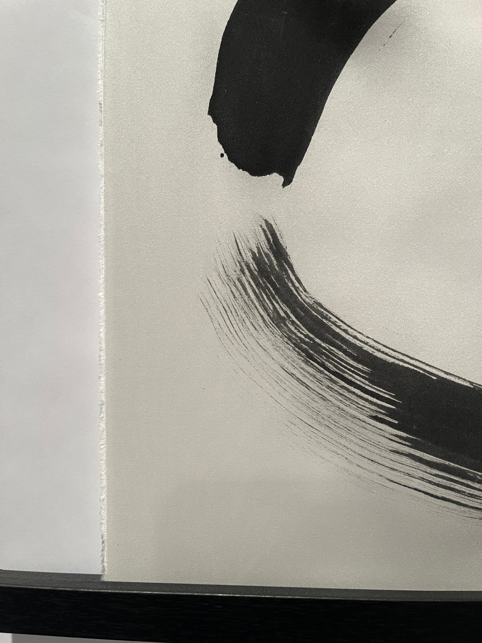 “Zen Circle (Enzo) - Painting on Silk - $125