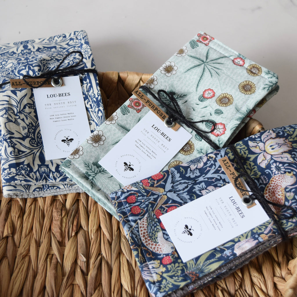 Strawberry Thief Dish Cloth