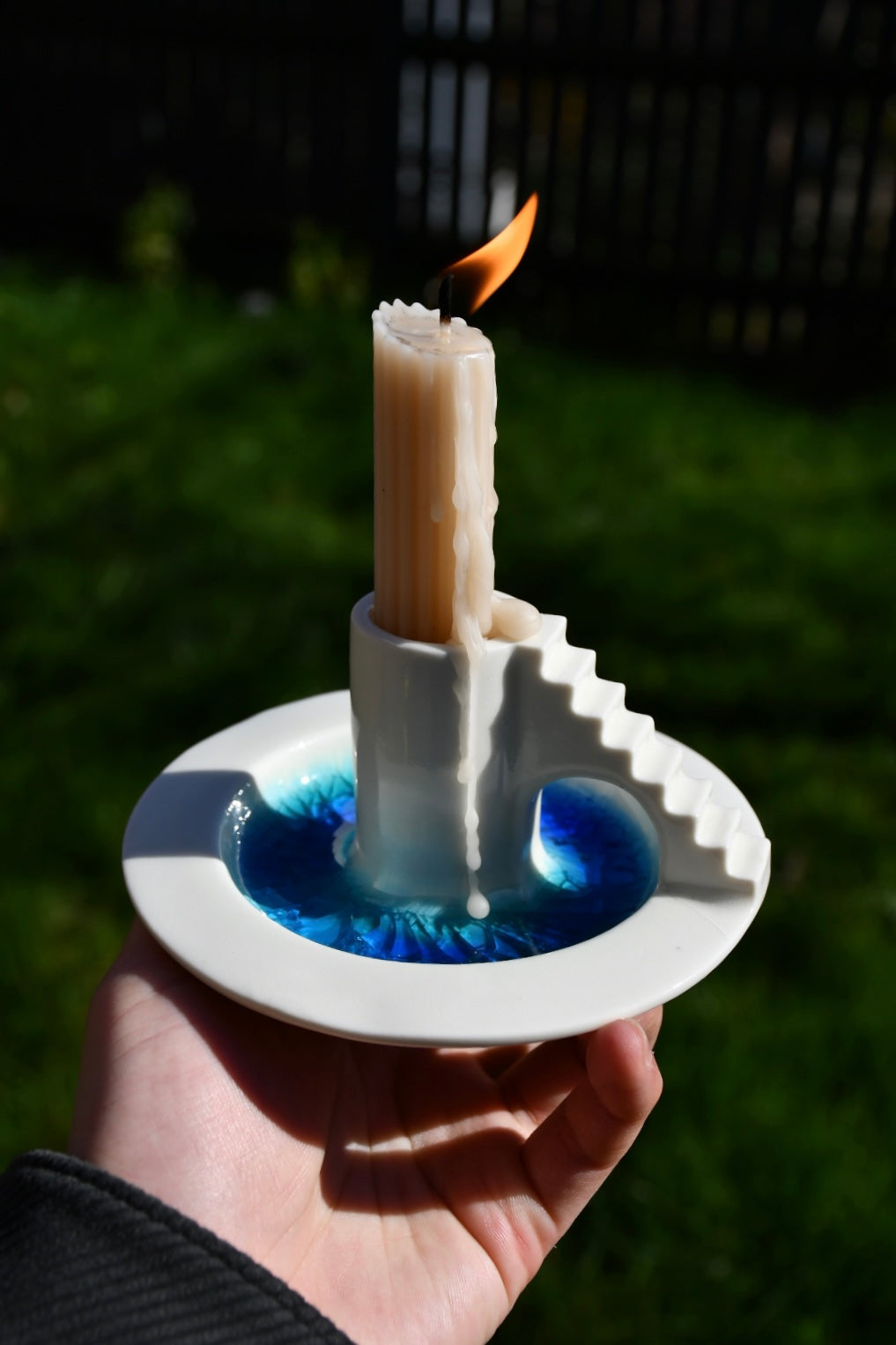 Castle Candle Holder (moat)