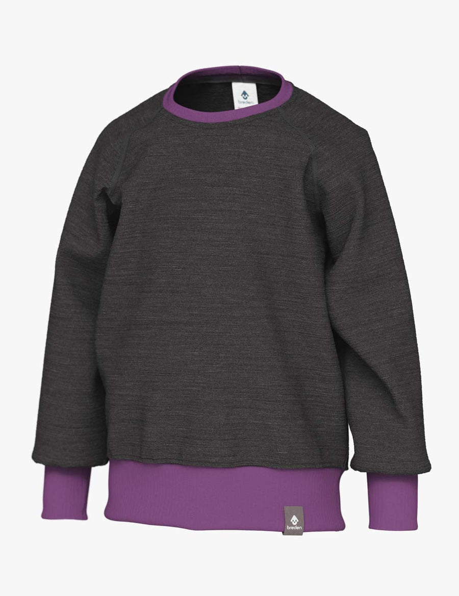 CAIRO Kids' Merino Wool Sweater – Soft, Warm & Zipper-Free by Breden at brixbailey.com