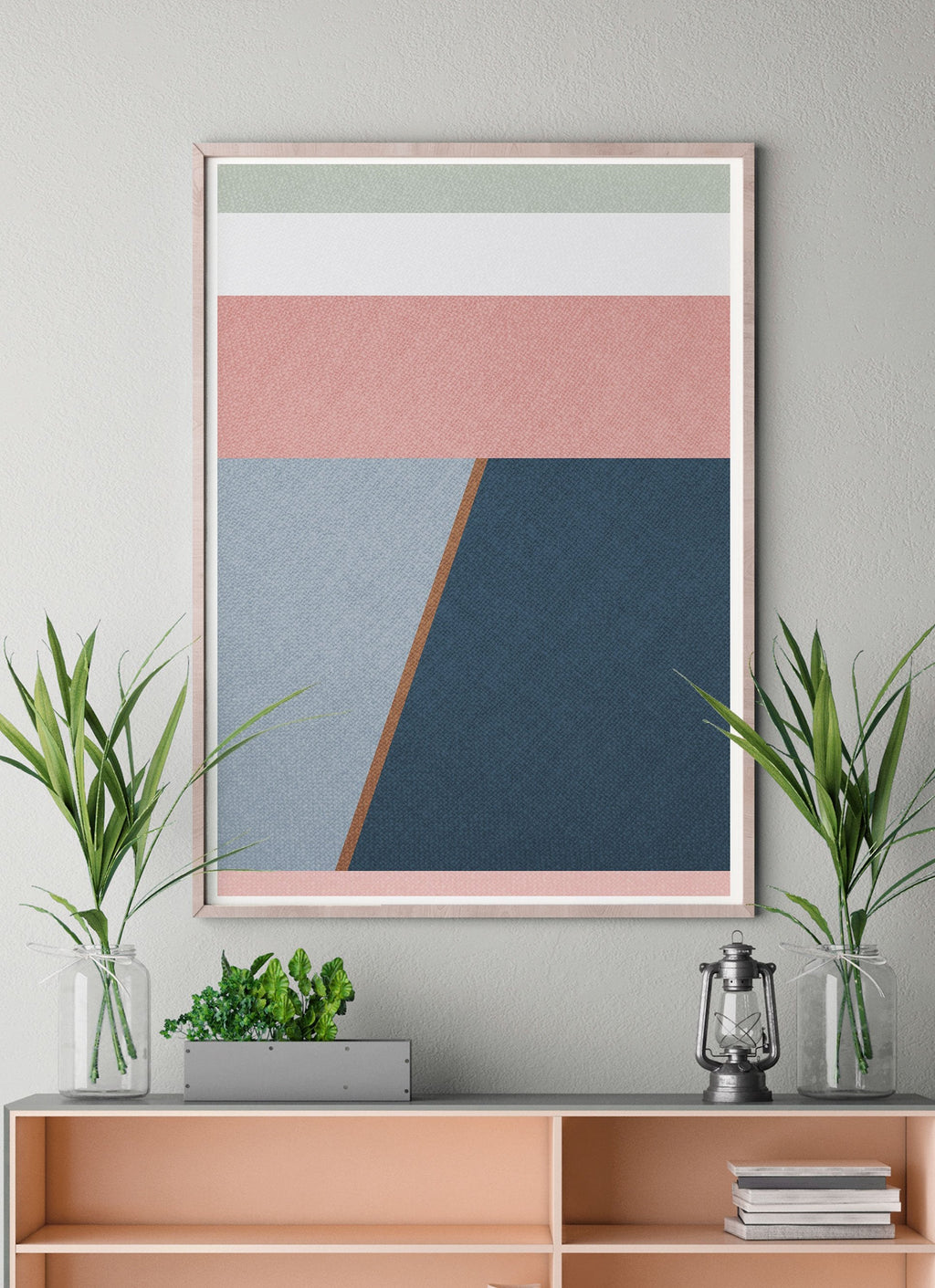 Calm Neutral Abstract Art