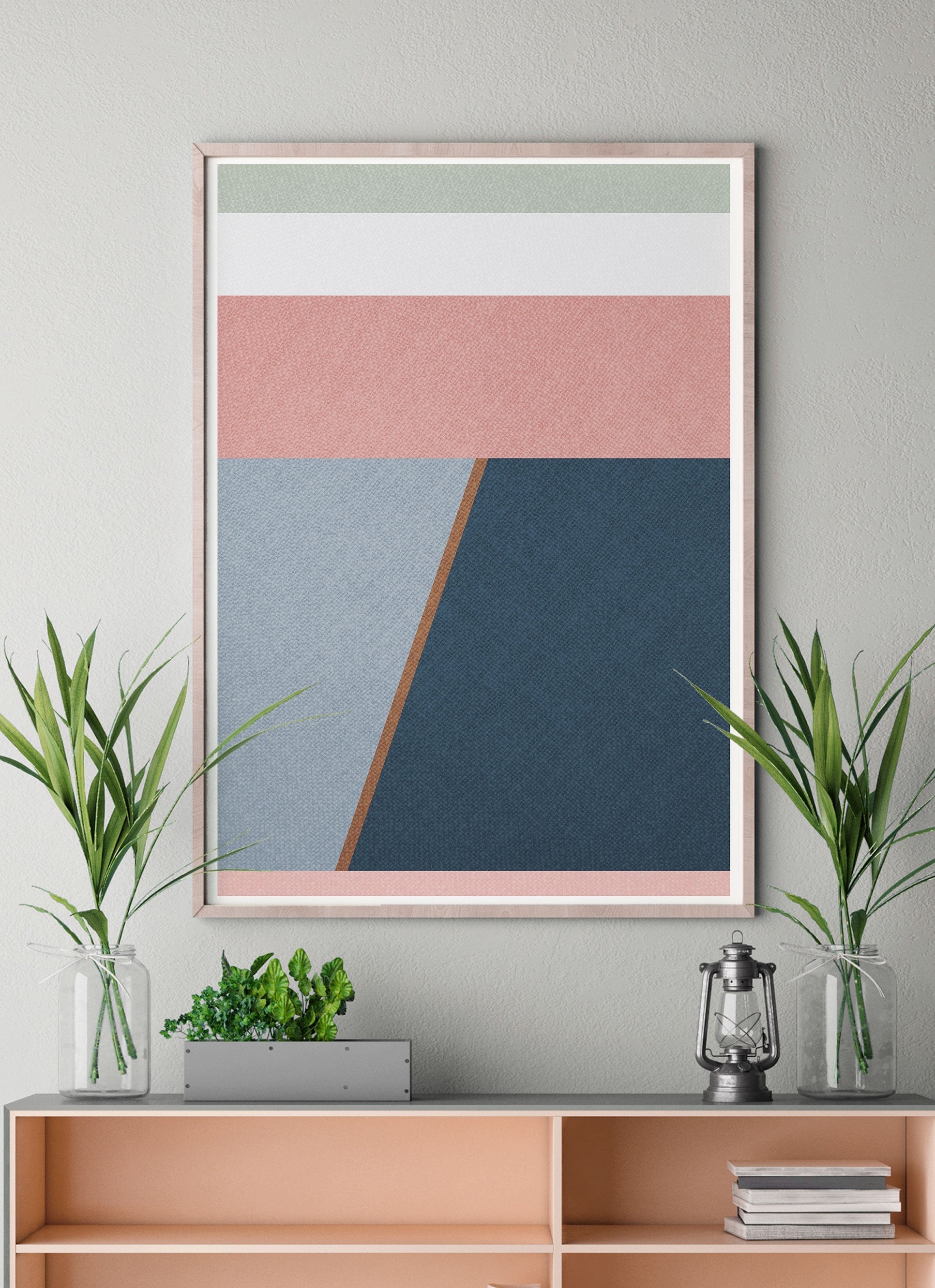 Calm Neutral Abstract Art