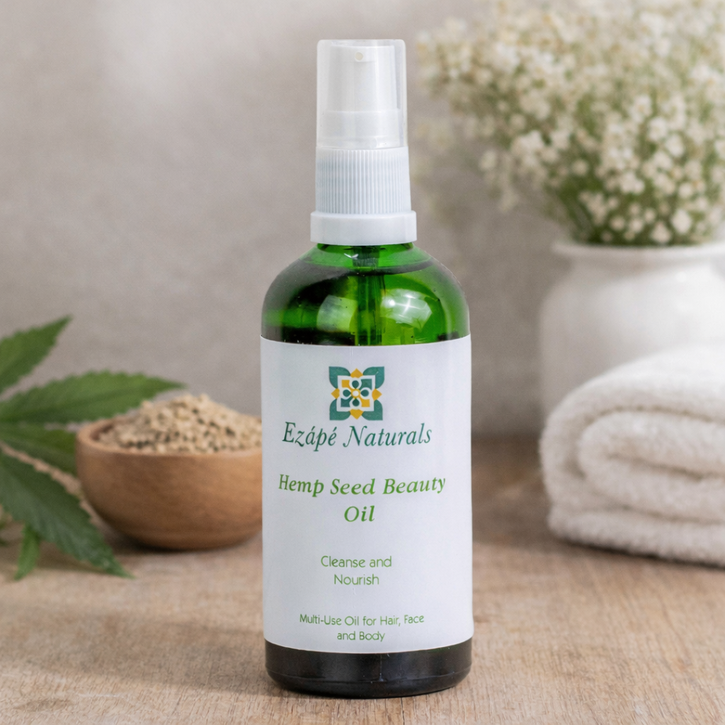 Hemp Seed Beauty Oil for Hair, Face and Body