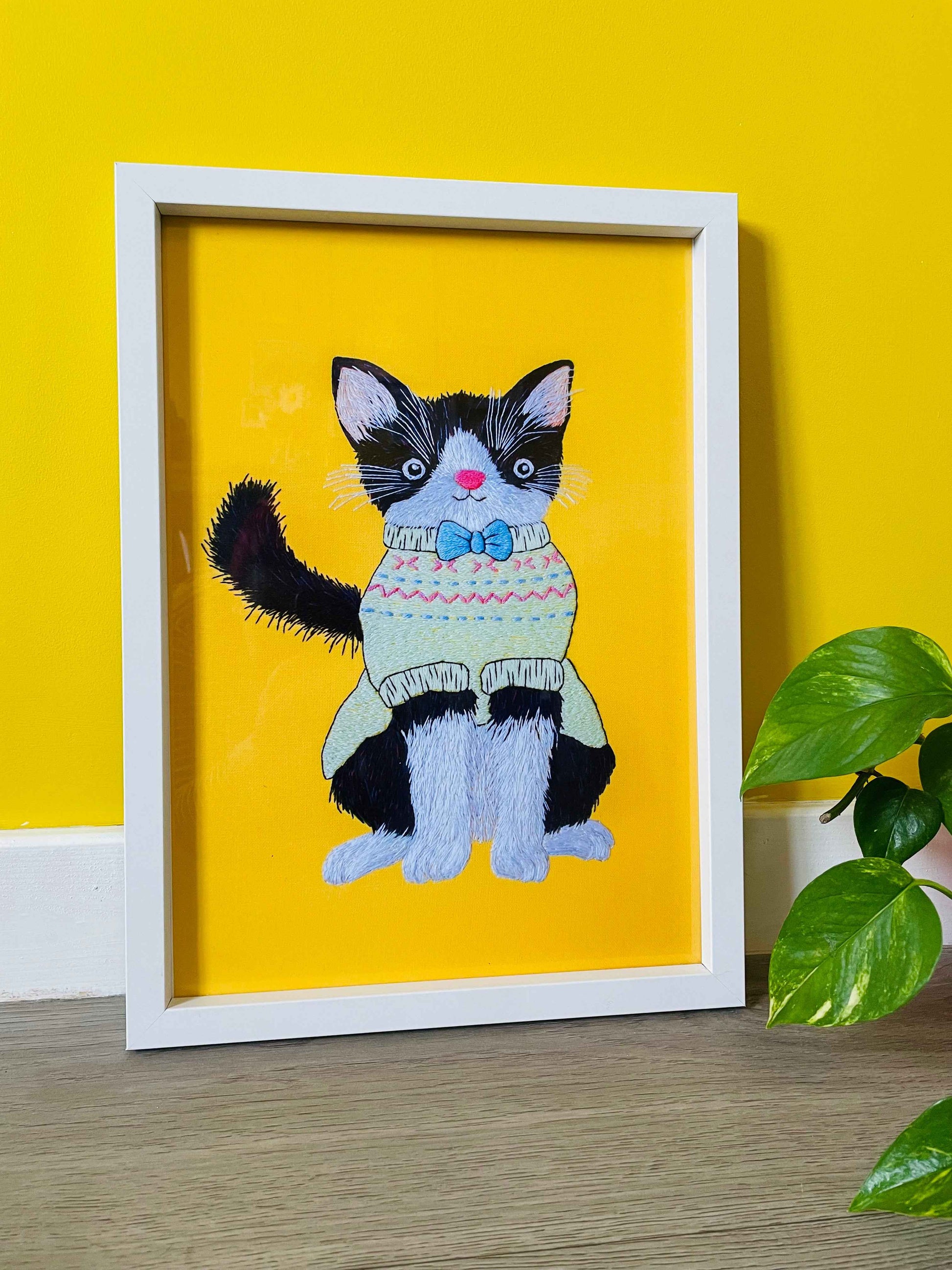 Noodle the Jumper Cat Original Art Charity Print