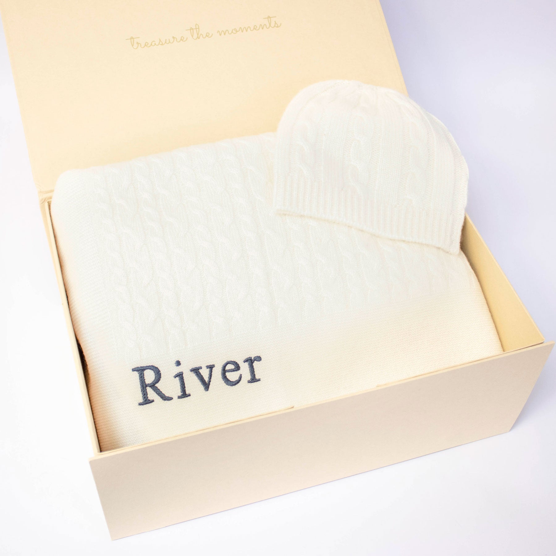 Classic Cashmere Baby Gift Set in Ivory
