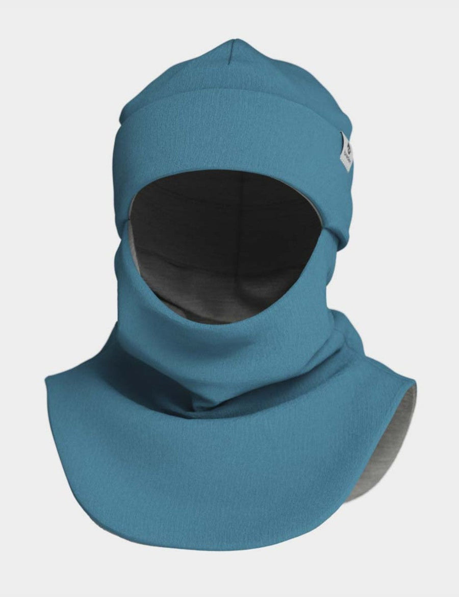 Winter-Grade Kids' Balaclava – Merino Lined, Hat & Scarf Combo by Breden at brixbailey.com