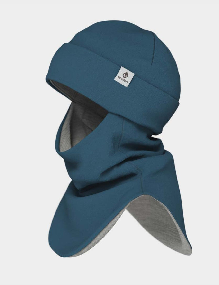 Winter-Proof Kids Balaclava Hat-Scarf – Double Merino Lined by Breden at brixbailey.com