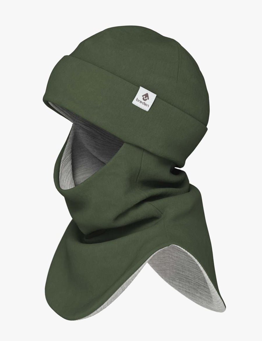 Winter-Proof Kids Balaclava with Merino Wool Lining – 2in1 Hat & Scarf by Breden at brixbailey.com