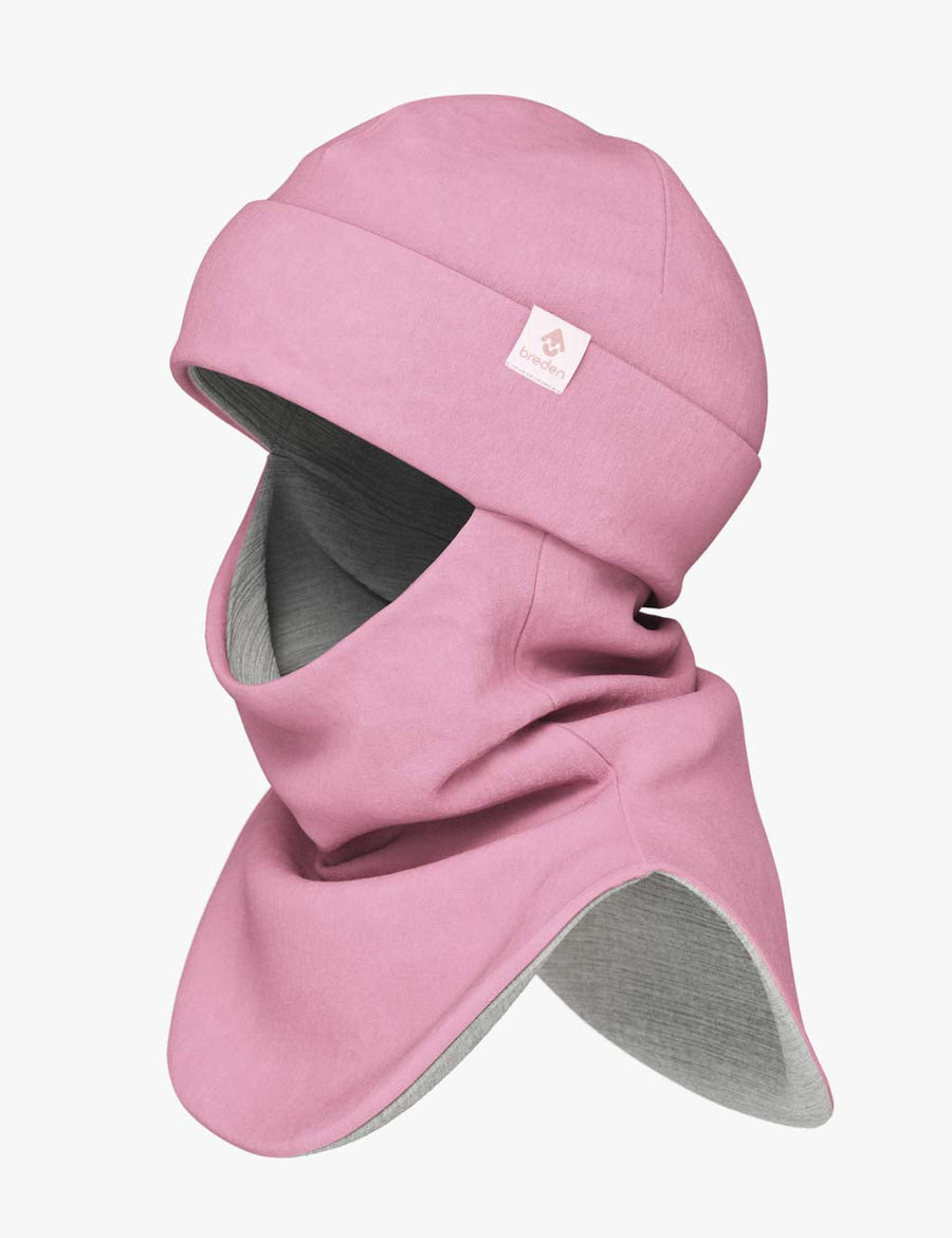 Winter-Proof Kids Balaclava with Double Merino Lining – Hat & Scarf Combo by Breden at brixbailey.com