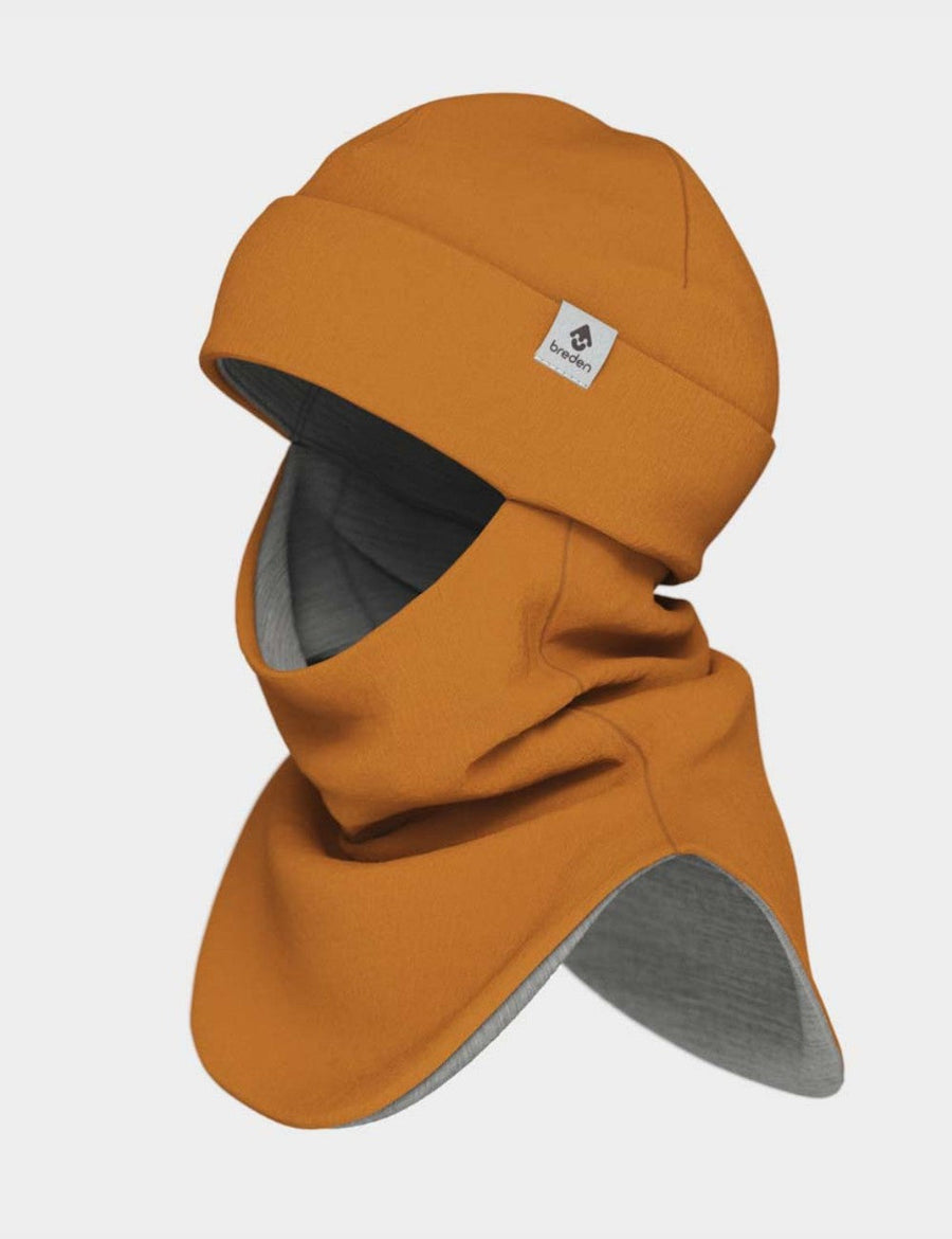 Winter-Proof Kids Balaclava with Dual Merino Lining – 2in1 Hat & Scarf by Breden at brixbailey.com