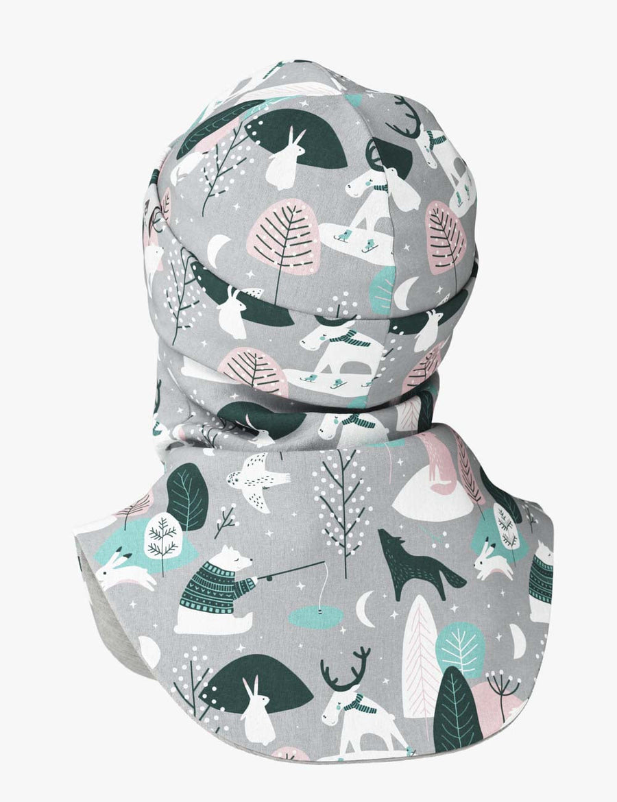 Winter Balaclava for Kids – Double Merino Lining, Hat & Scarf Combo by Breden at brixbailey.com