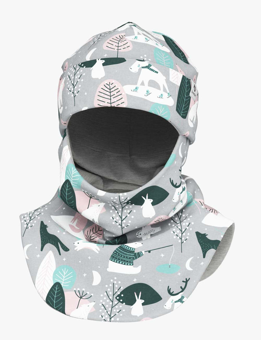 Winter Balaclava for Kids – Double Merino Lining, Hat & Scarf Combo by Breden at brixbailey.com