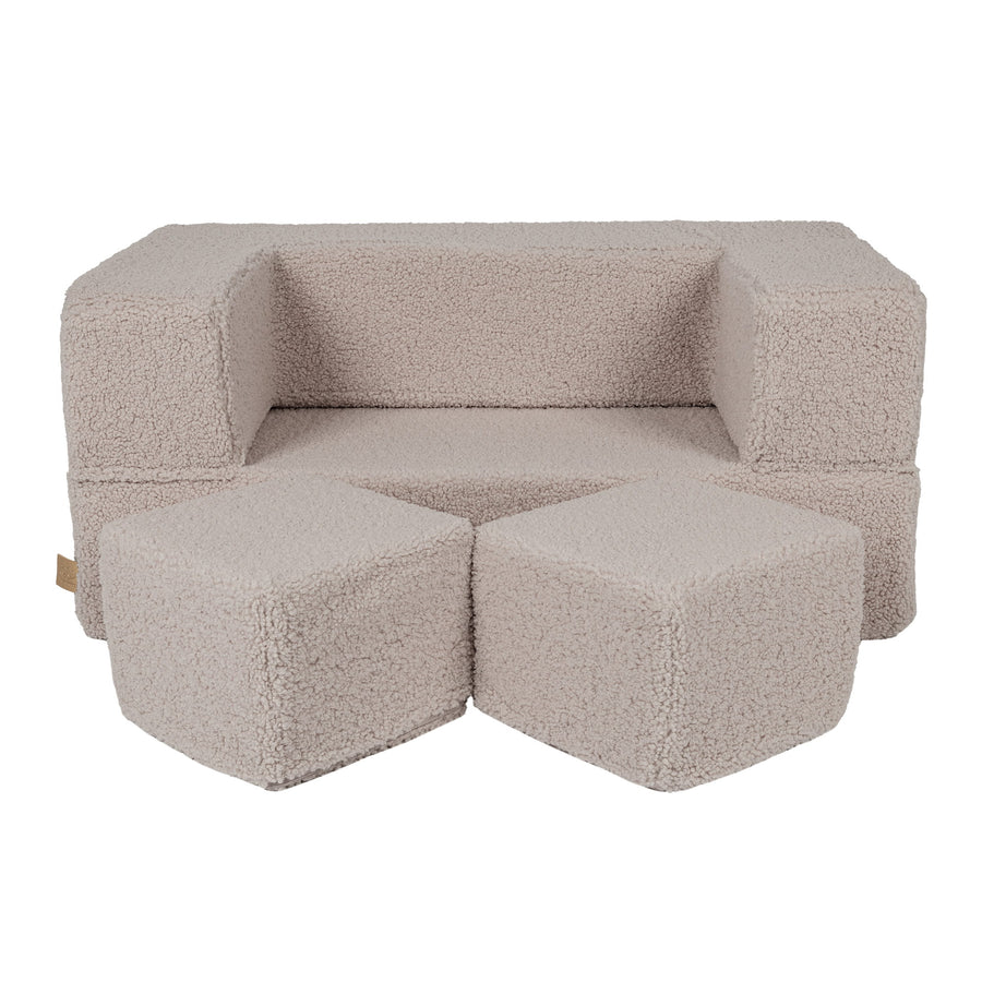 MeowBaby® Children's Sofa with Poufs – Functional & Stylish by MeowBaby at www.brixbailey.com