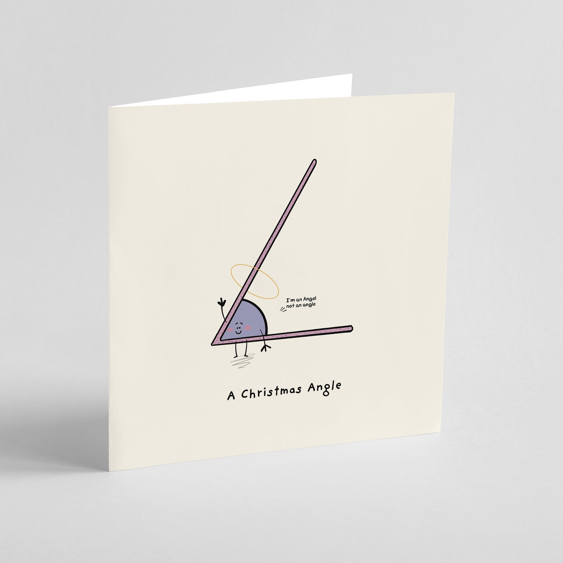 A Christmas Angle – Funny Greeting Card