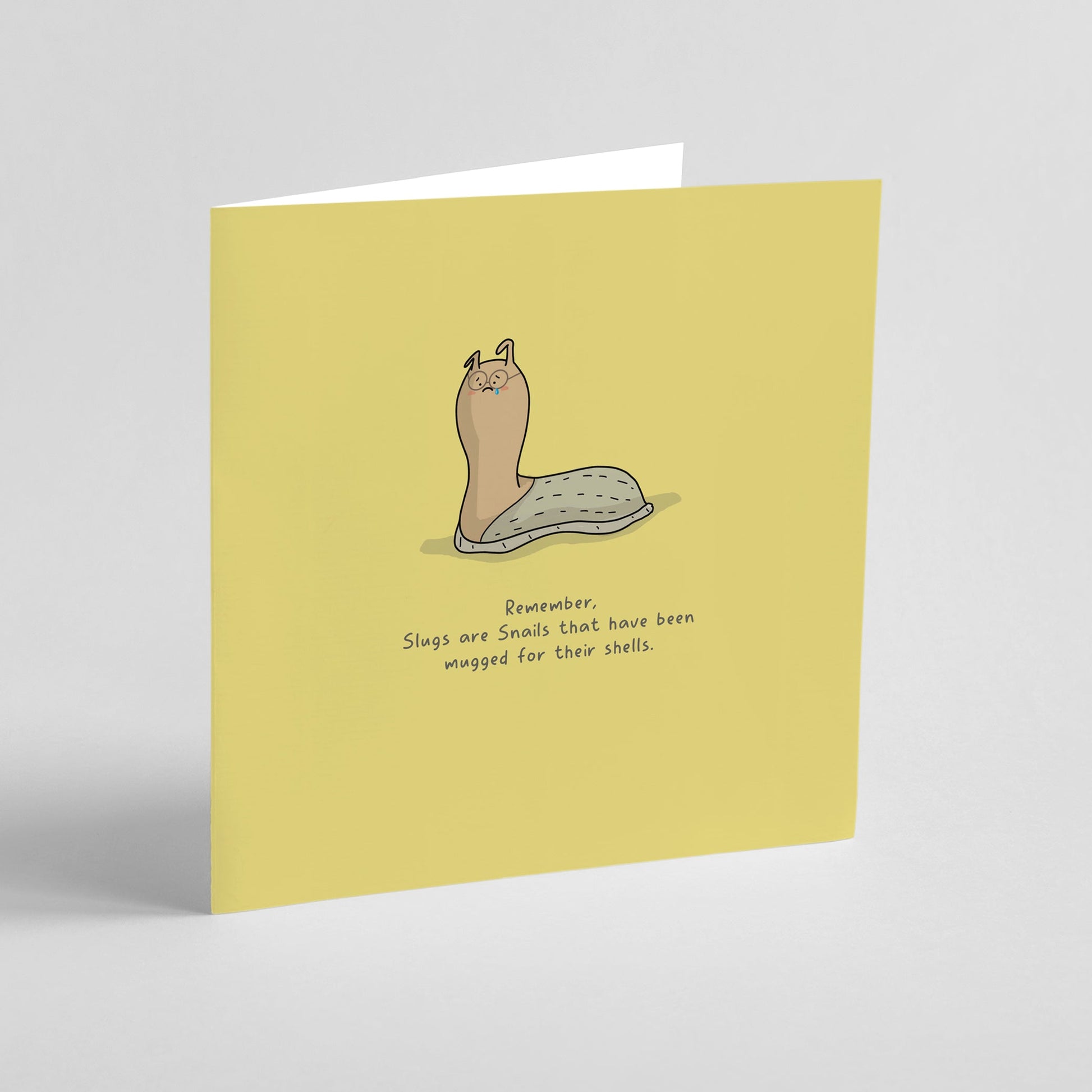 Why Slugs Lost Their Shells Greeting Card