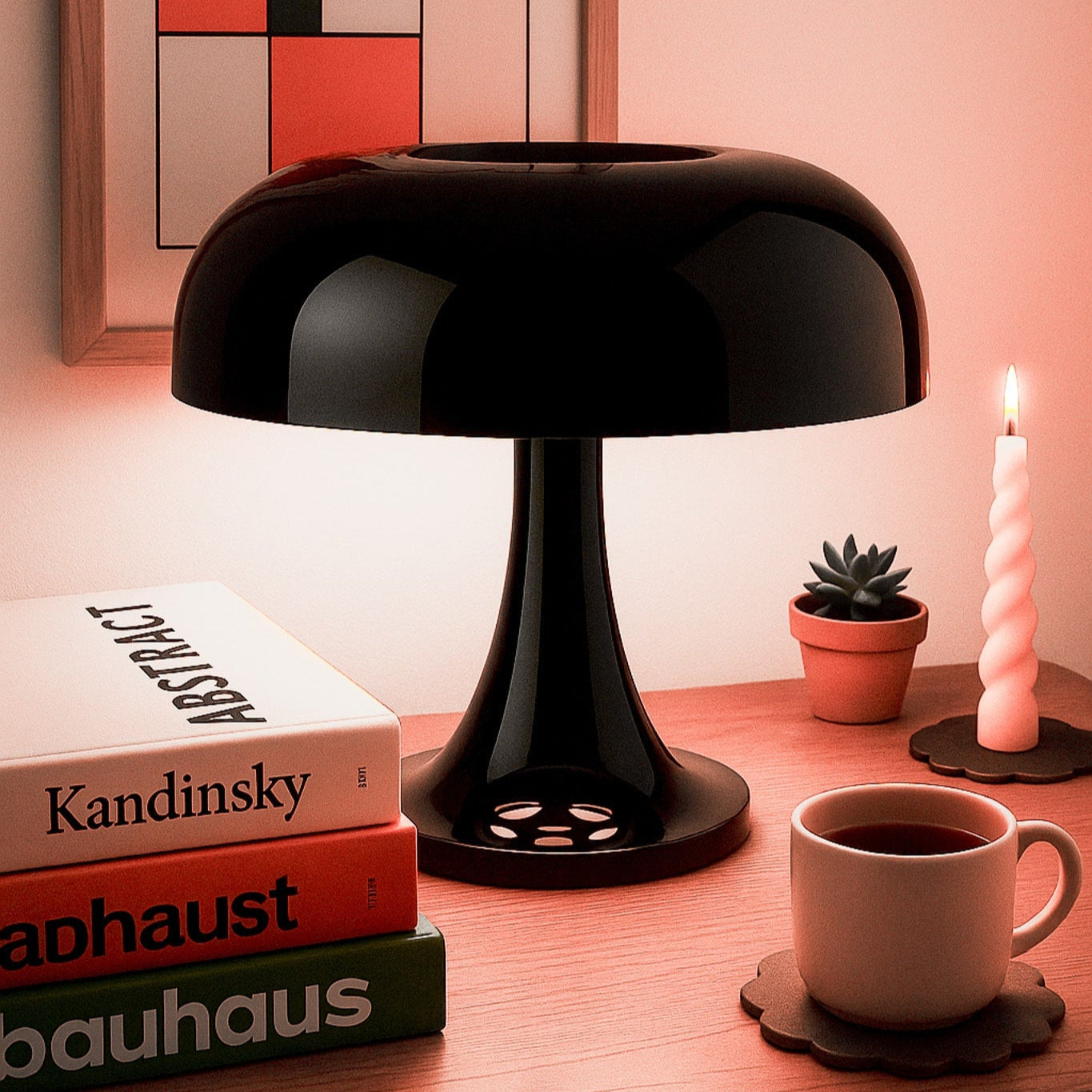 Noir Ambient Mushroom Lamp