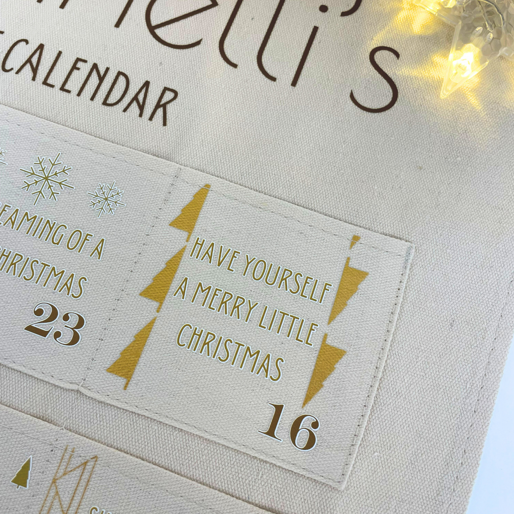 Personalised Christmas Hits Advent Calendar