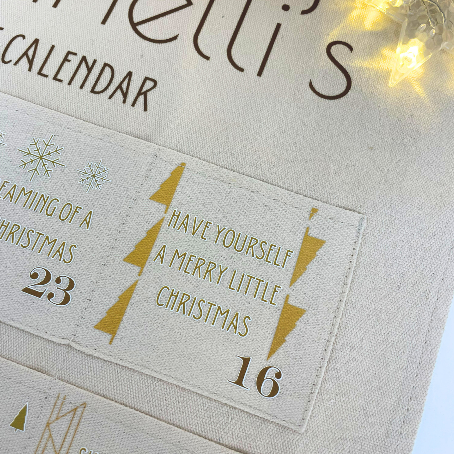 Personalised Christmas Hits Advent Calendar
