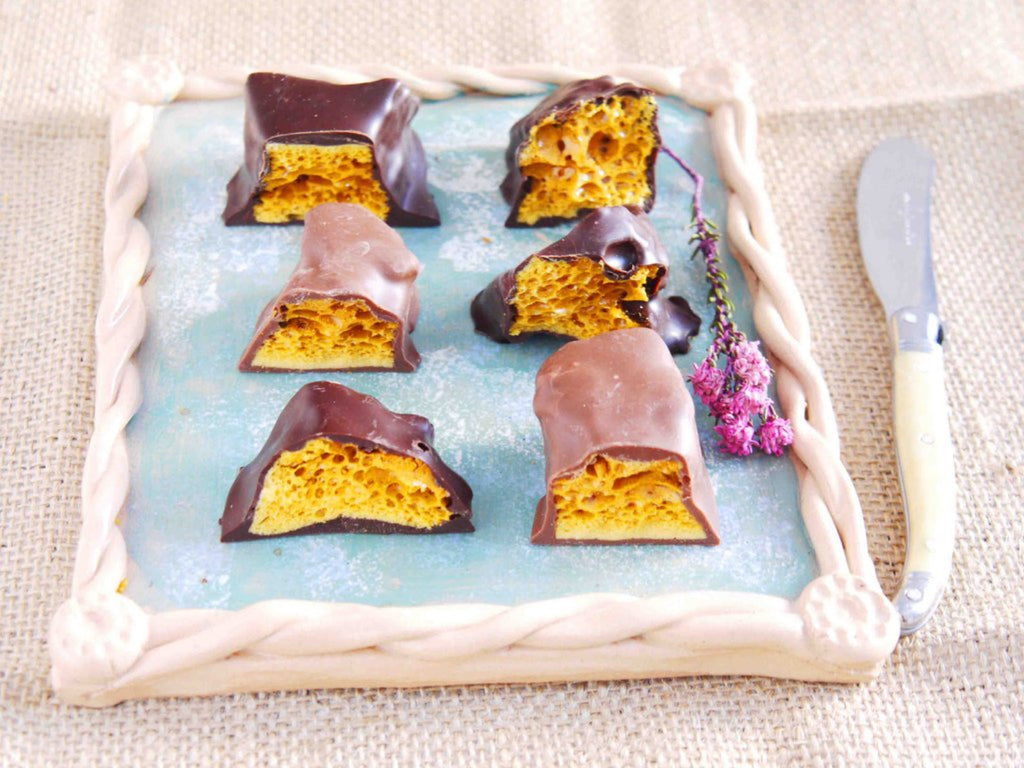 Handmade Cinder Toffee in 70% Dark Chocolate (250g)