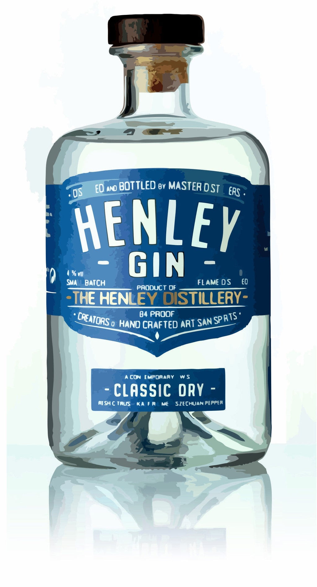 Henley Classic Dry Gin Ganache in Milk Chocolate