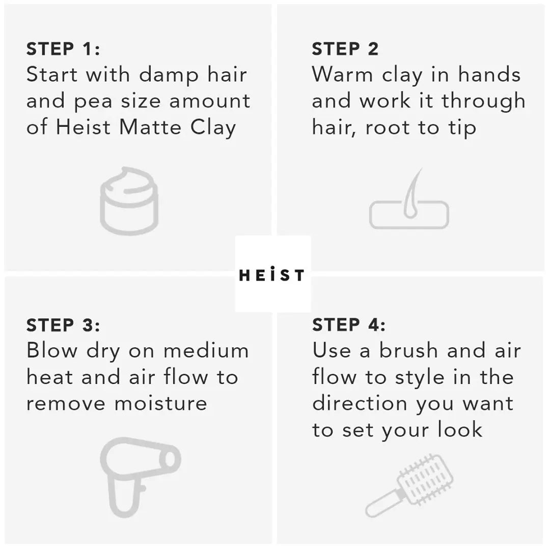 Matte Clay for Strong Hold and Definition 100ml