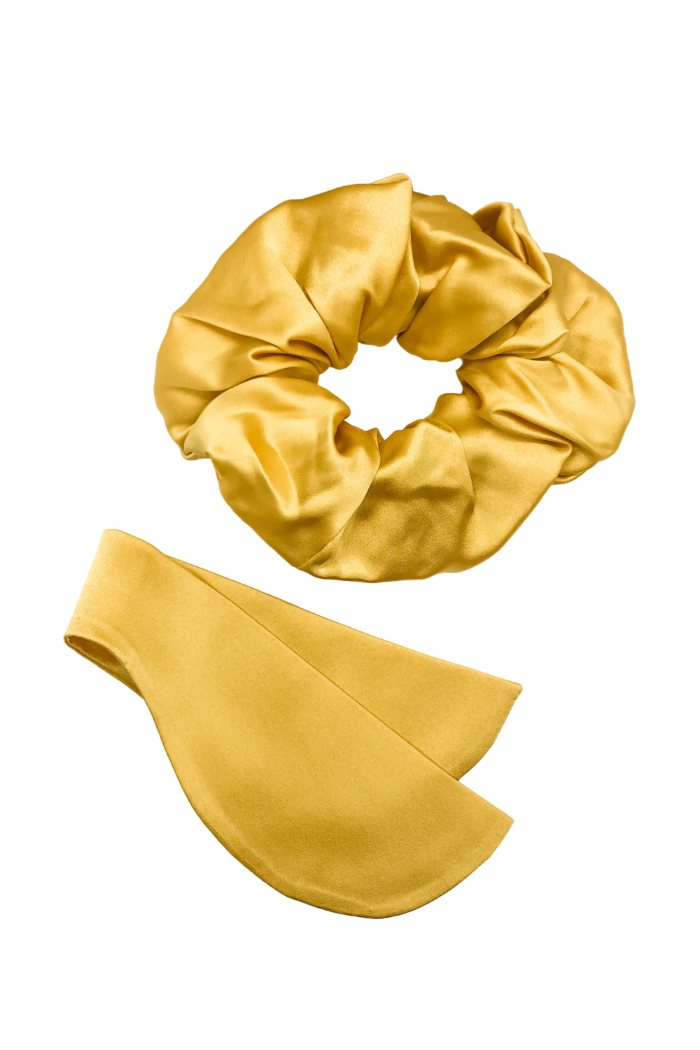 Bella Silk Scrunchie in Honeybee