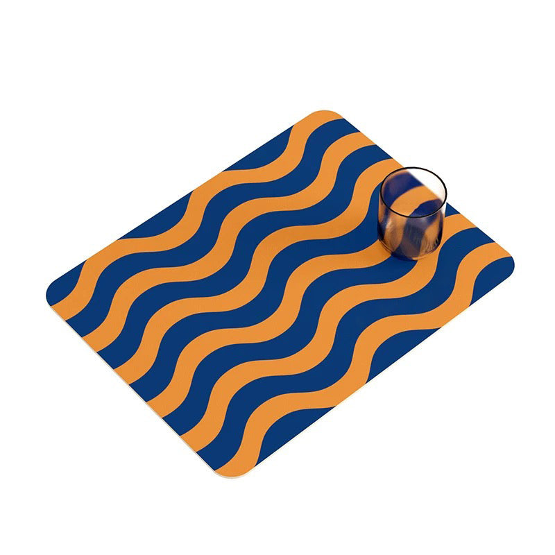 Coastal Leather Placemat Set