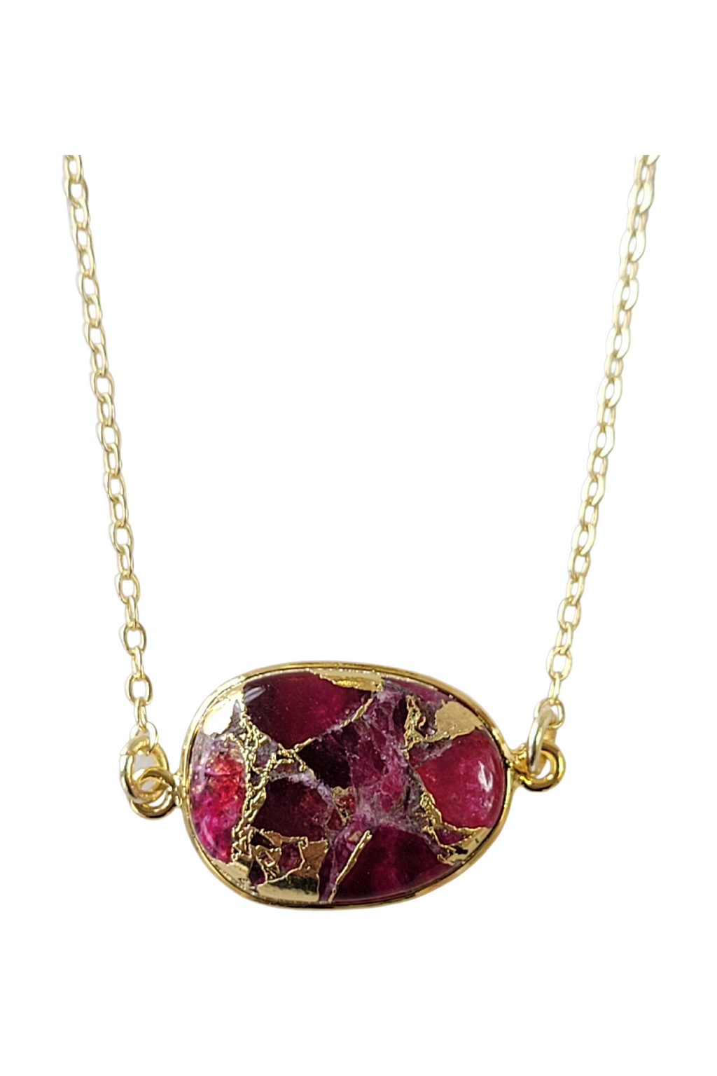 Mrs Parker Red Mojave Copper Turquoise Necklace