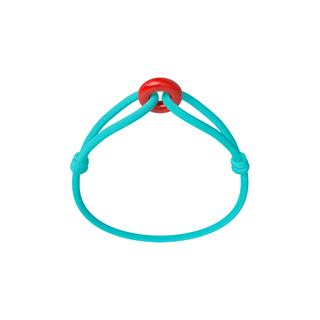 Coral Soho Cord Bracelet