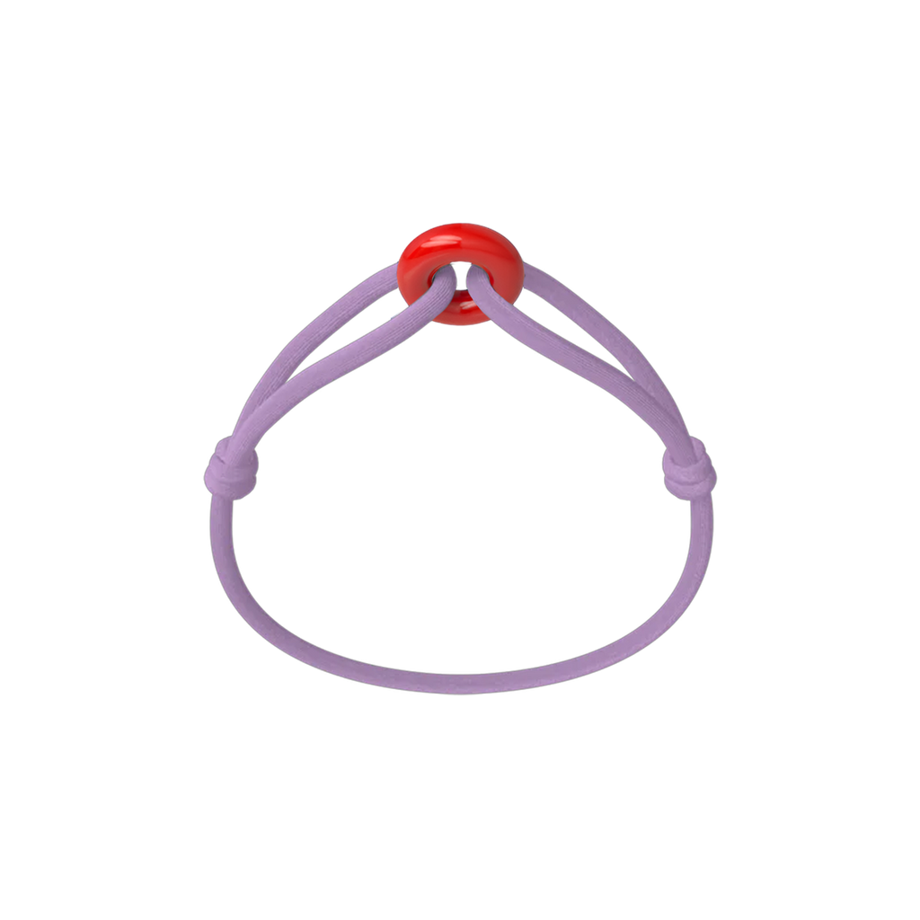 Coral Soho Cord Bracelet