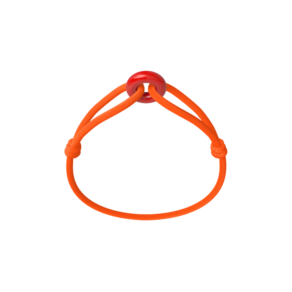 Coral Soho Cord Bracelet