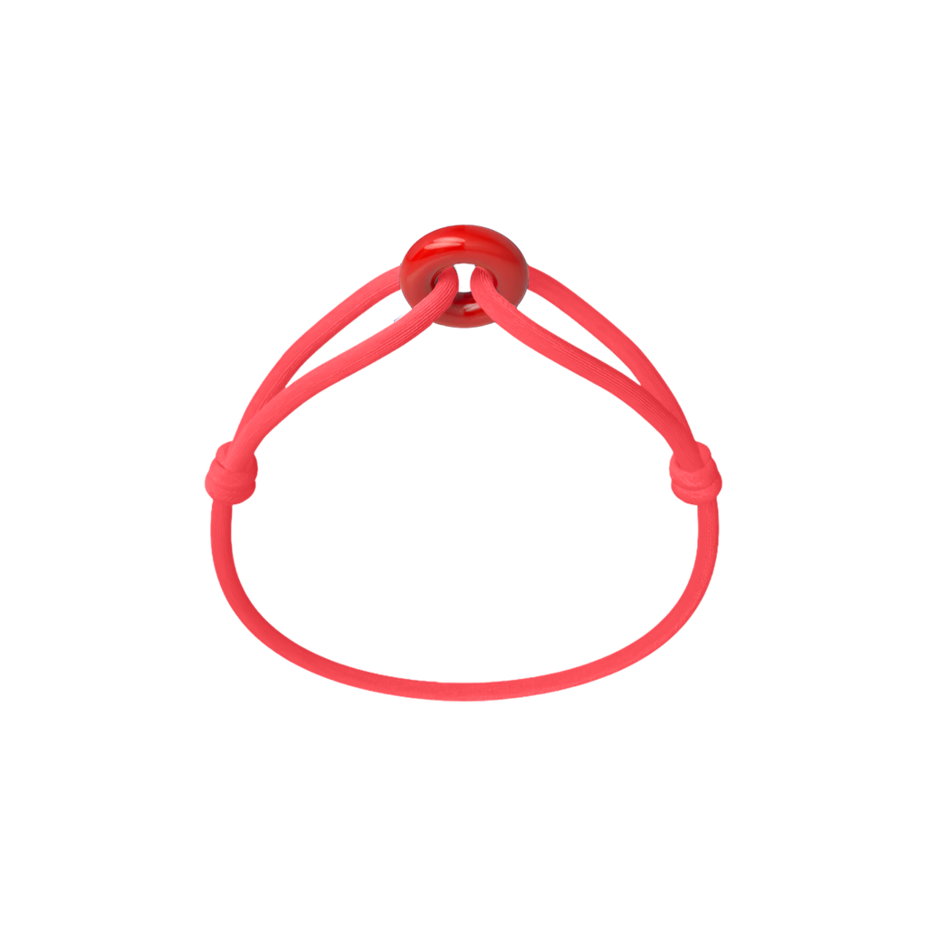Coral Soho Cord Bracelet