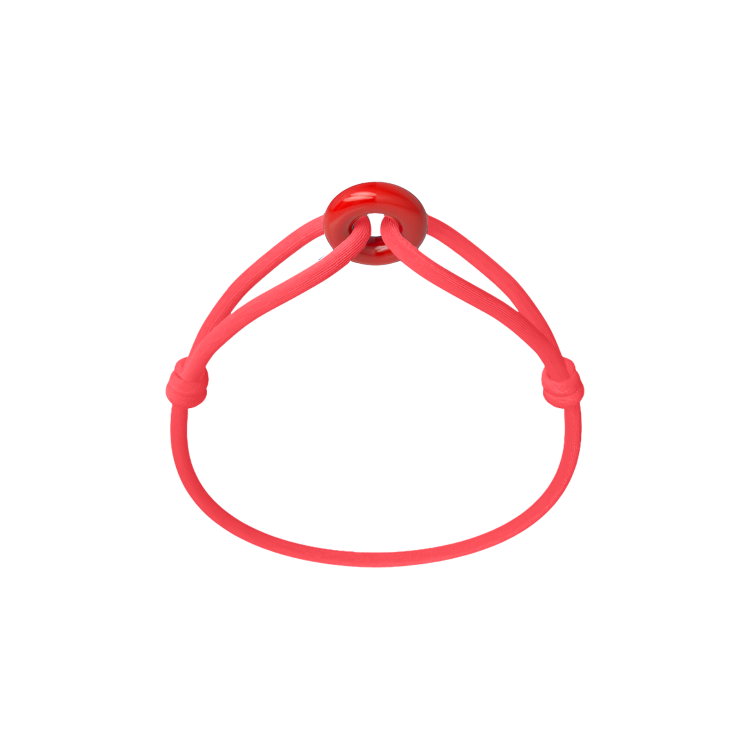 Coral Soho Cord Bracelet