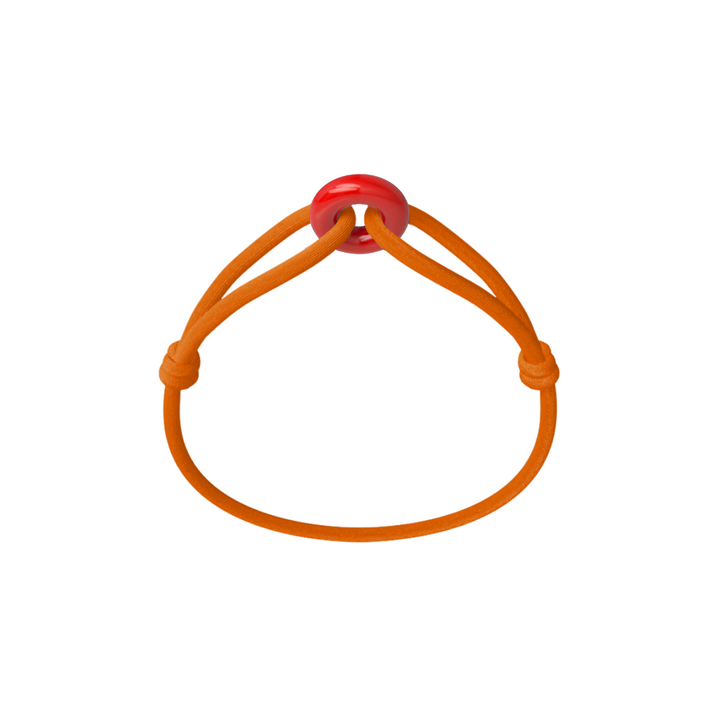 Coral Soho Cord Bracelet
