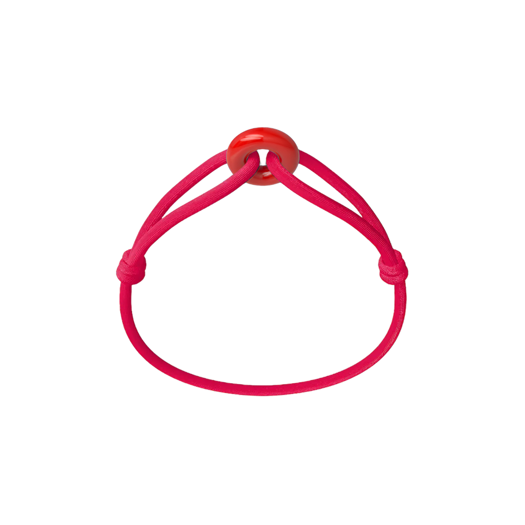 Coral Soho Cord Bracelet