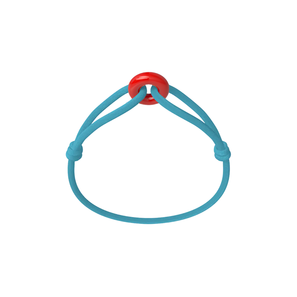 Coral Soho Cord Bracelet