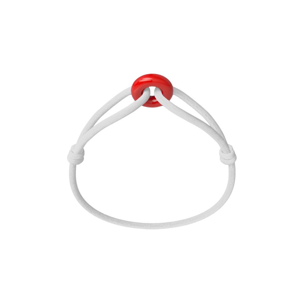 Coral Soho Cord Bracelet