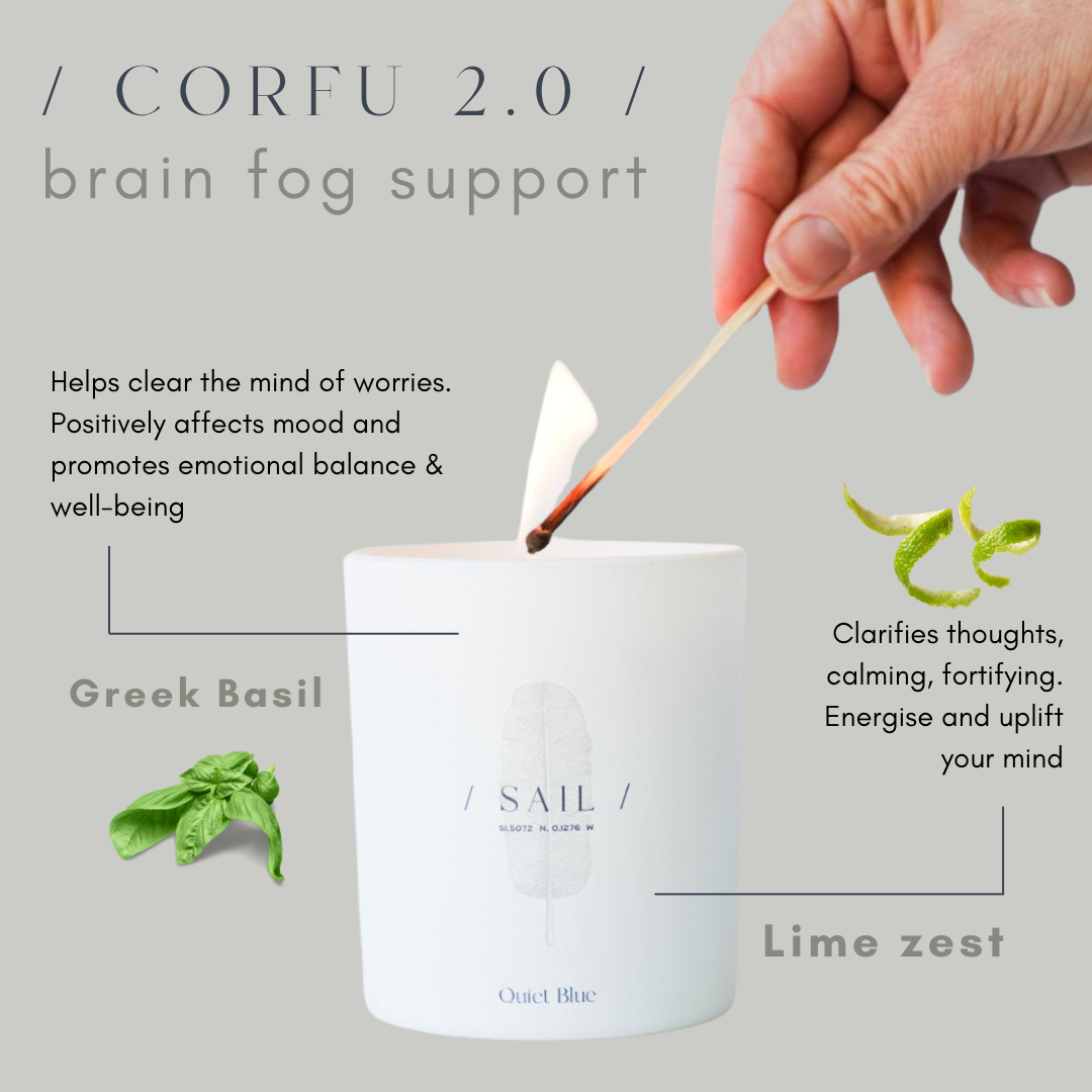 CORFU 2.0 Lime + Basil Wellbeing Candle