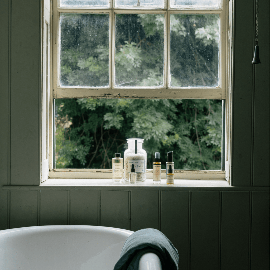 Calming Bath and Shower Oil with Roman Chamomile for Sleep and Stress Relief